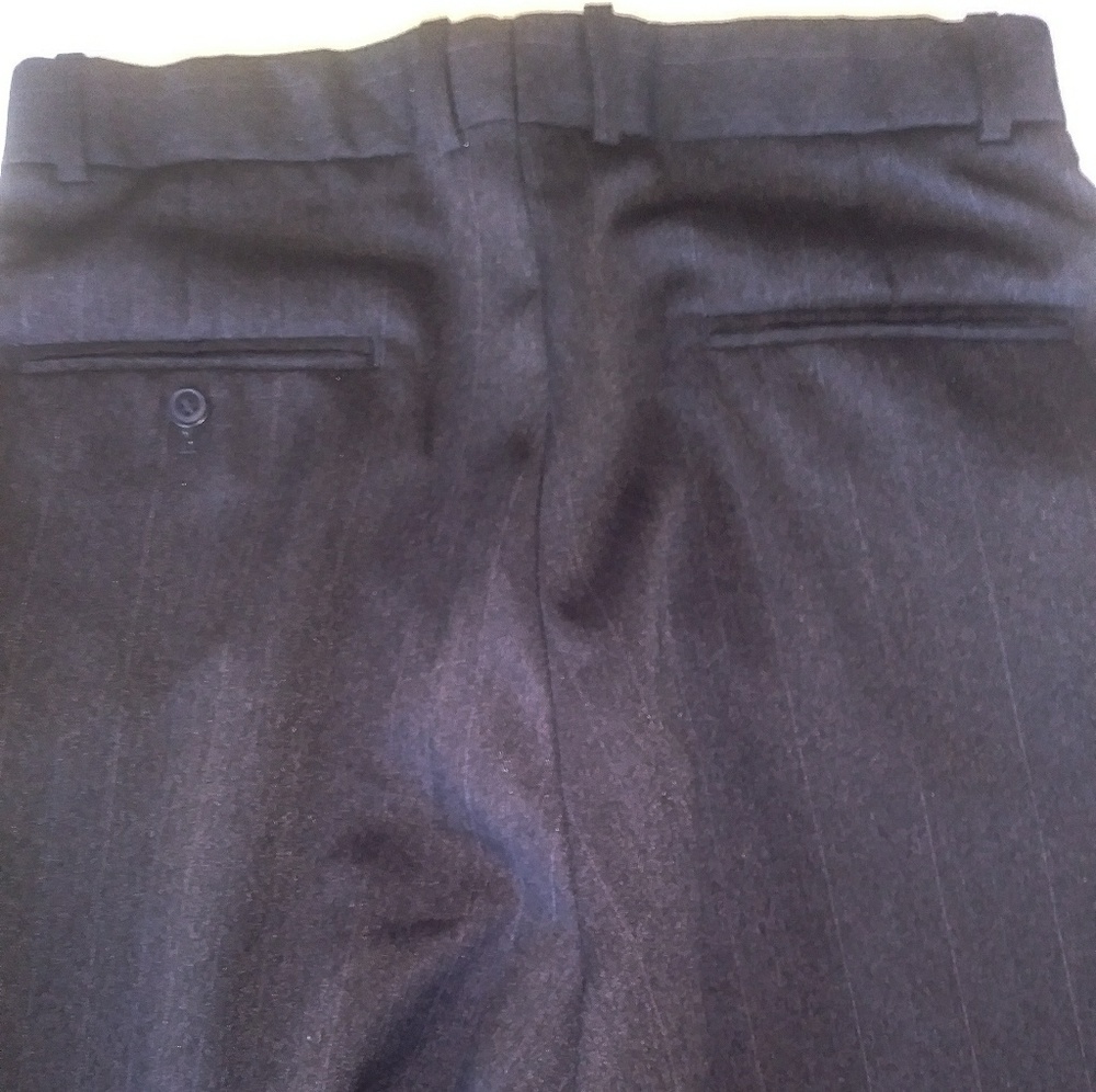 Bonelli Italian Black w/Stripes Tailored Pants